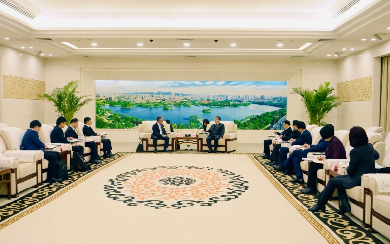 于海田会见住友商事株式会社客人